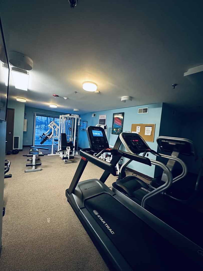 3255 Kirchoff Road, Unit 106 Rolling Meadows, IL 60008 - Photo 11 of 15 a view of a room with gym equipment