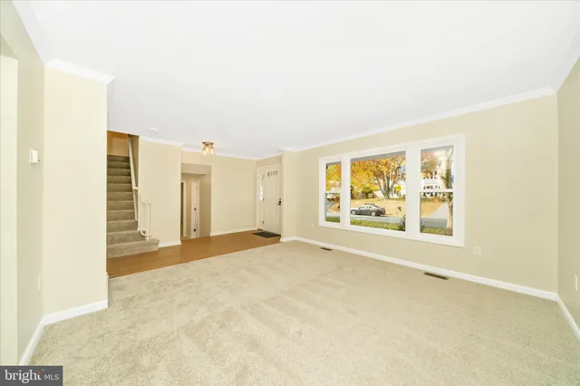 a view of a room with a natural light