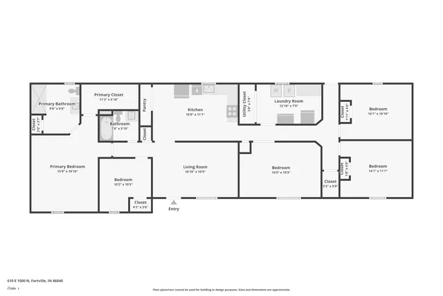 $335,000 | 610 East 1000 North, Fortville, IN 46040
