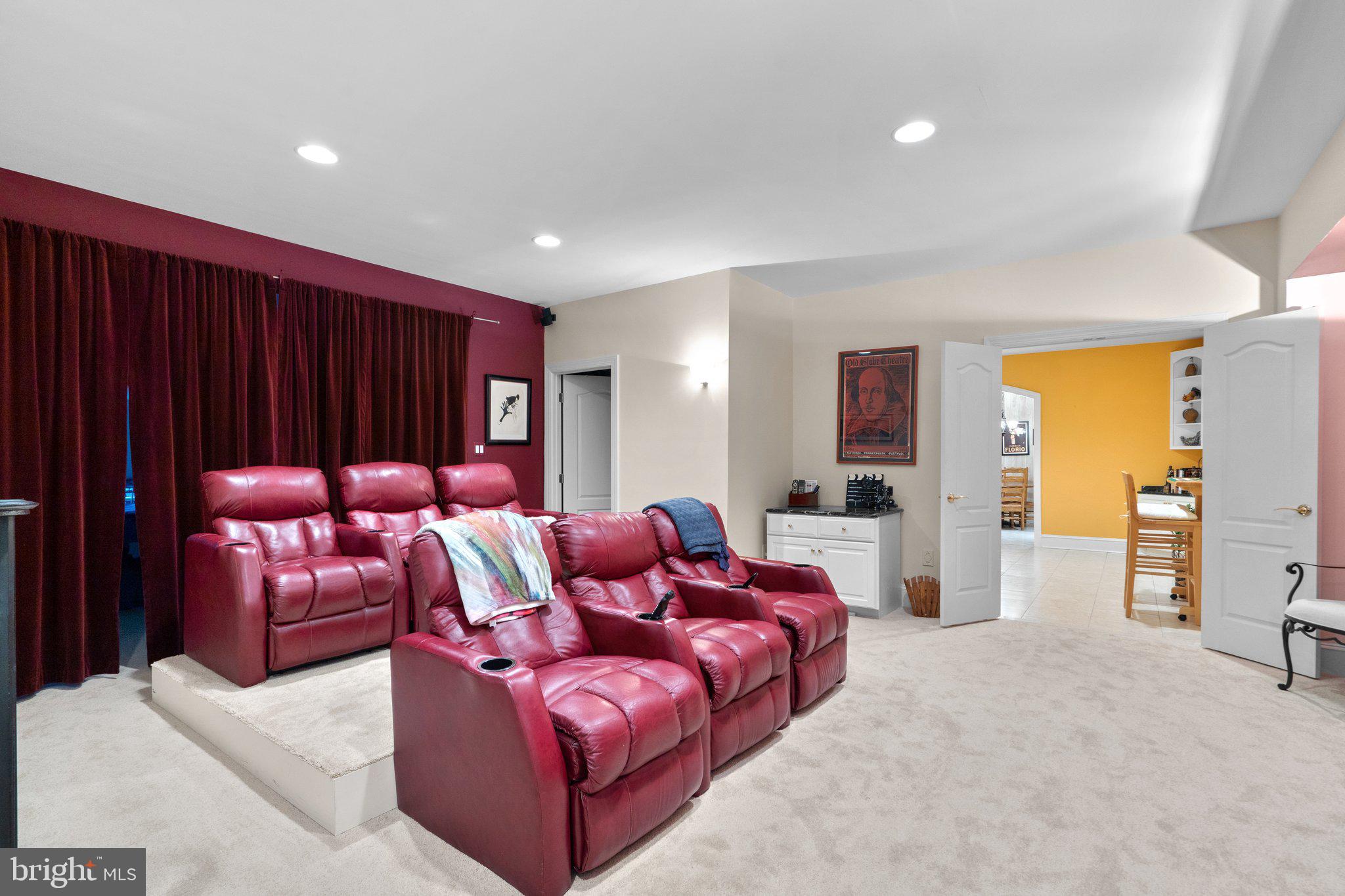 1306 Hennessy Terrace Silver Spring, MD 20906 - Photo 55 of 74 Lower Level Home Theatre - 18' x 21'
