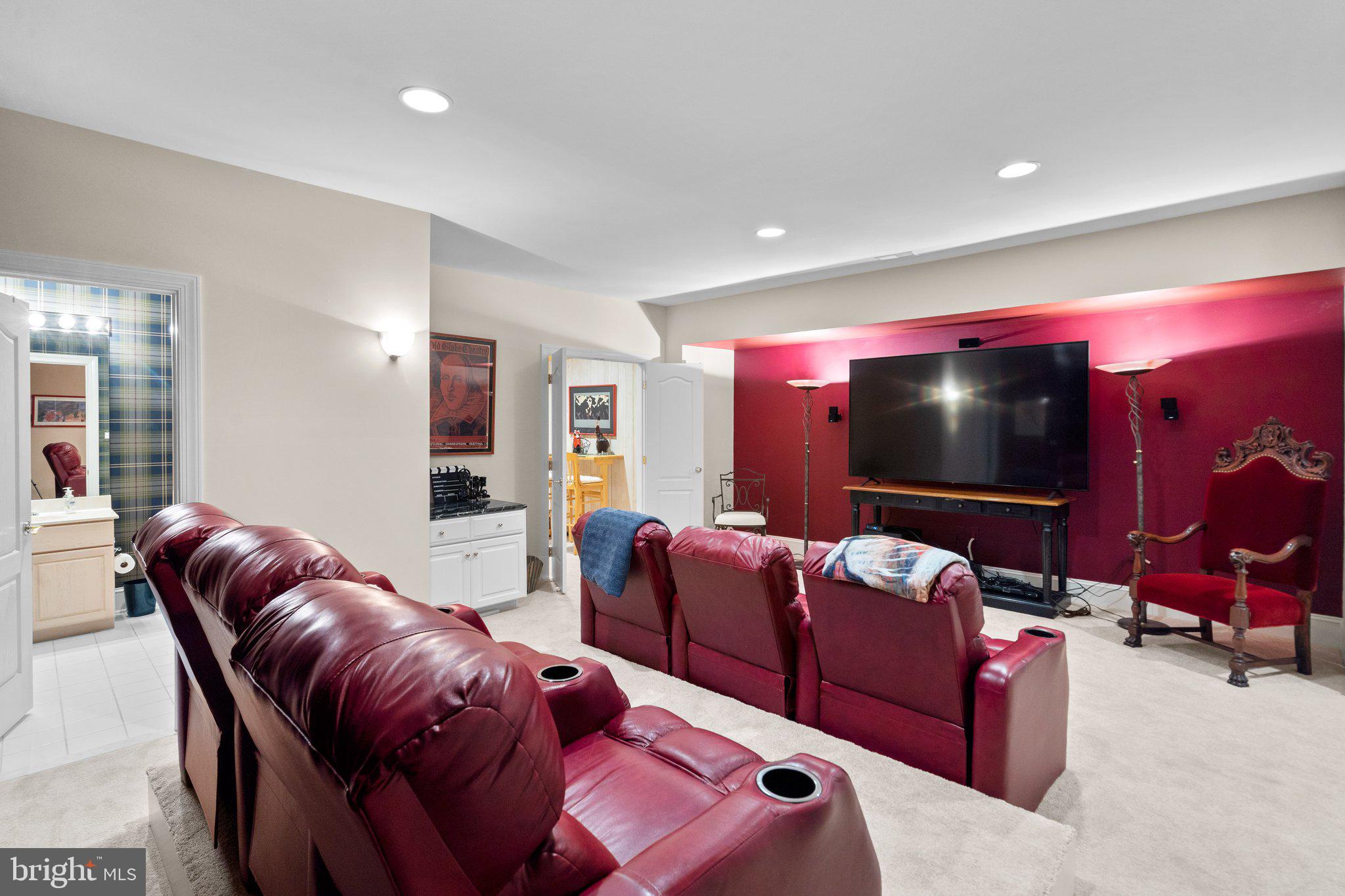 1306 Hennessy Terrace Silver Spring, MD 20906 - Photo 56 of 74 Lower Level Home Theatre - 18' x 21'