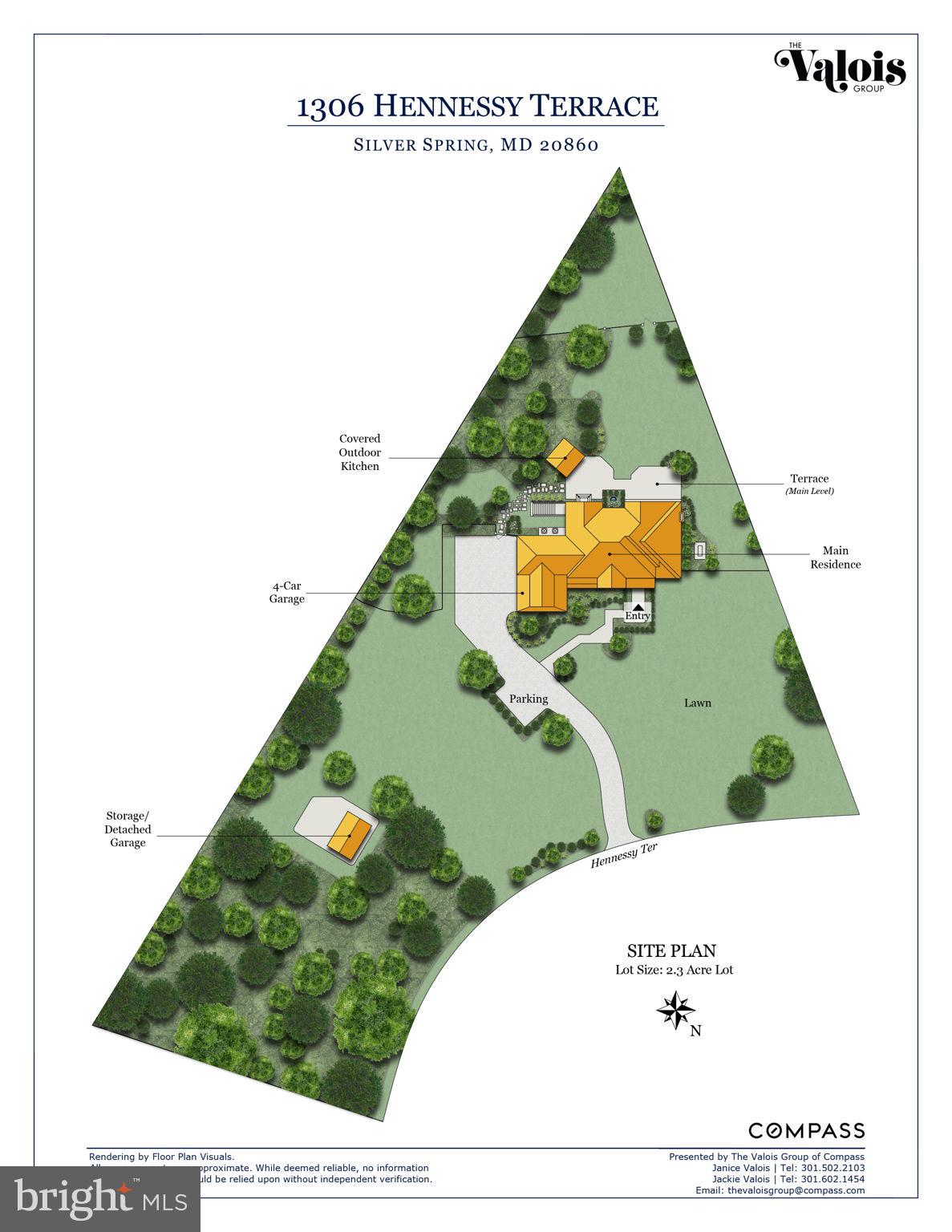 1306 Hennessy Terrace Silver Spring, MD 20906 - Photo 60 of 74 Site Plan