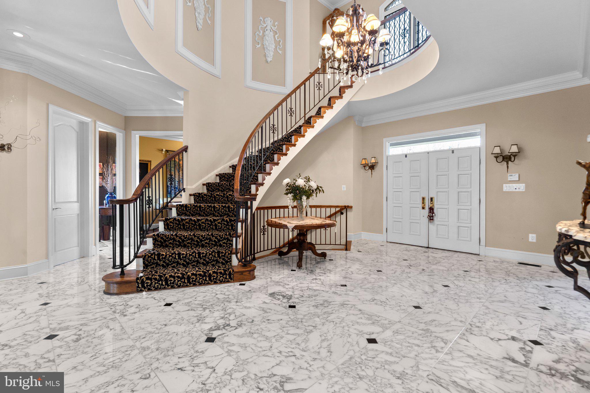 1306 Hennessy Terrace Silver Spring, MD 20906 - Photo 8 of 74 Foyer with Stunning Curved Staircase