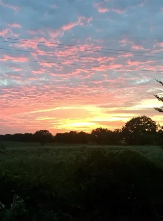 a view of an ocean and mountain