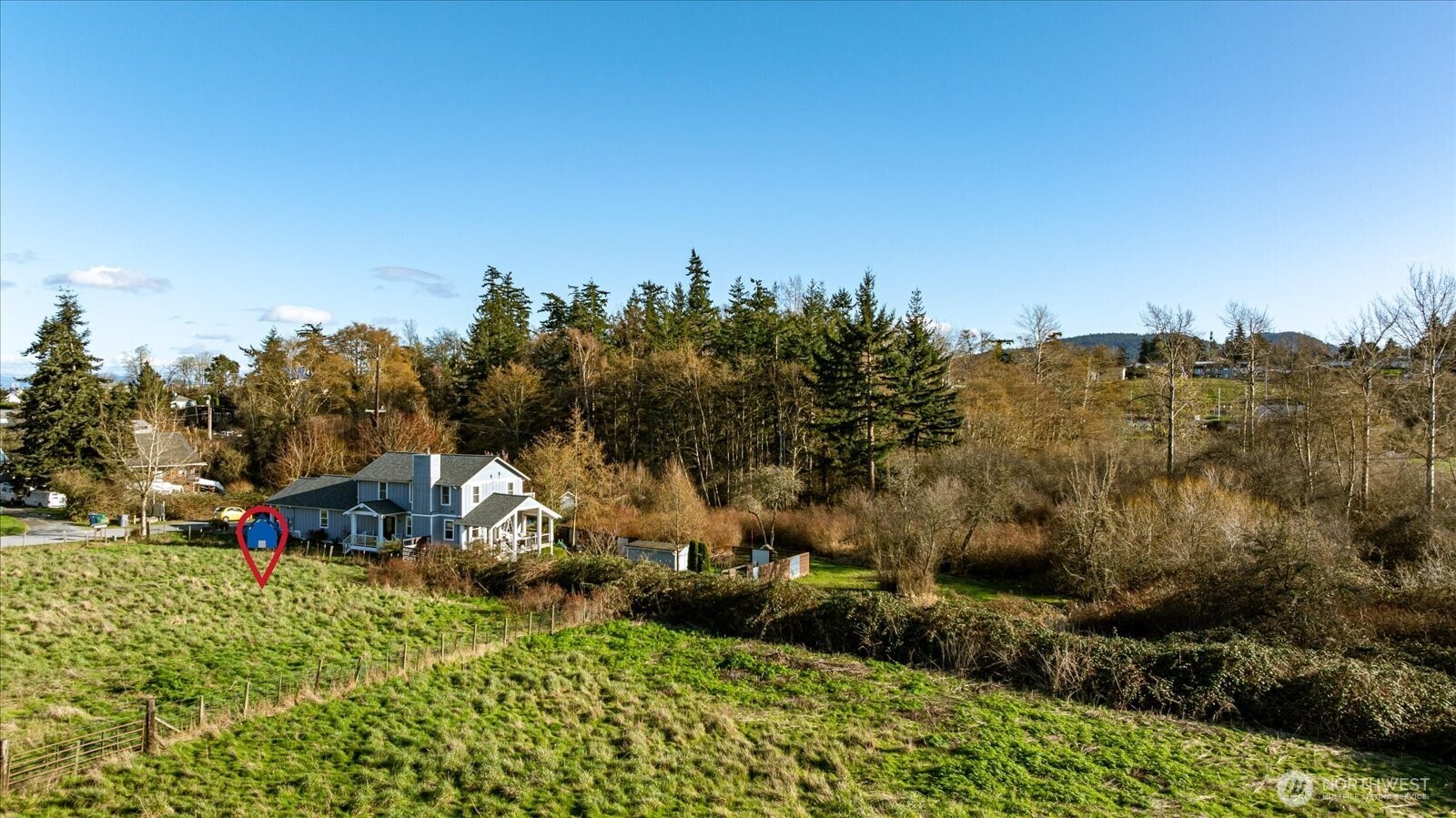 0 I Avenue Anacortes, WA 98221 - Photo 10 of 19 a view of a town with large trees