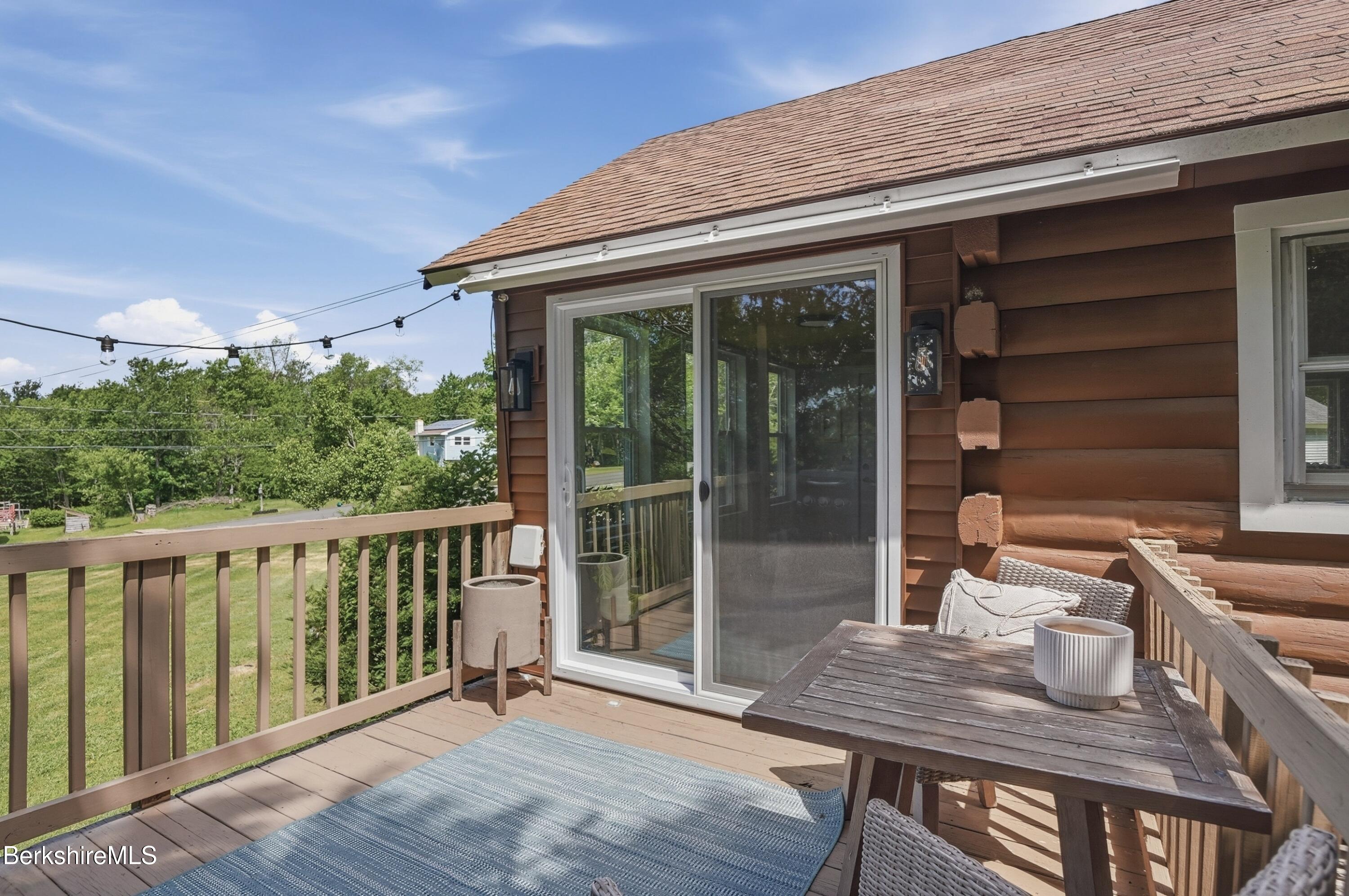 4 David Drive Peru, MA 01235 - Photo 36 of 44 a view of balcony with wooden floor and outdoor seating