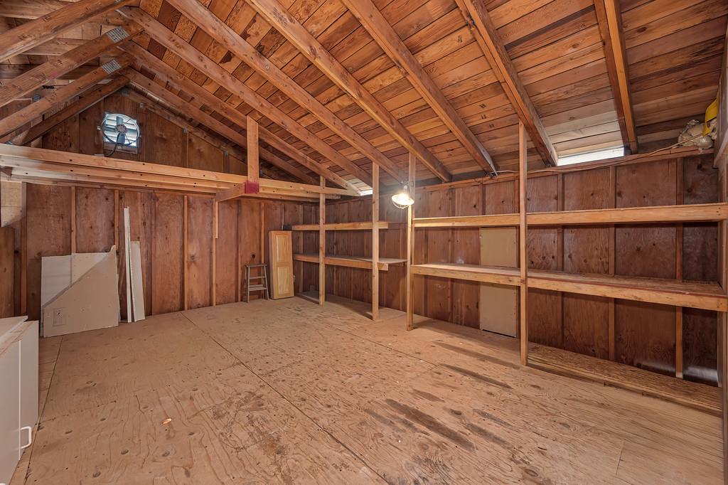 15358 Sky Pines Road Grass Valley, CA 95949 - Photo 26 of 37 Amazing large storage space and or workshop area located above the garage space with easy access to the house.