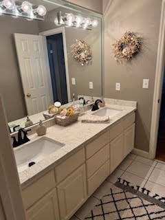5544 South New Hope Road Hermitage, TN 37076 - Photo 51 of 62 a bathroom with a sink vanity and a mirror
