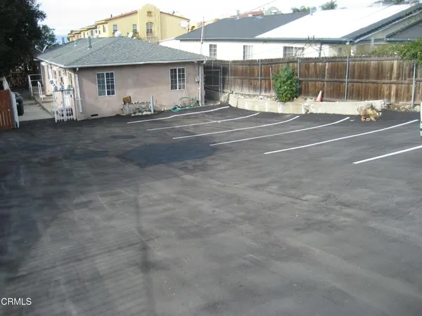 a view of a house with a outdoor space