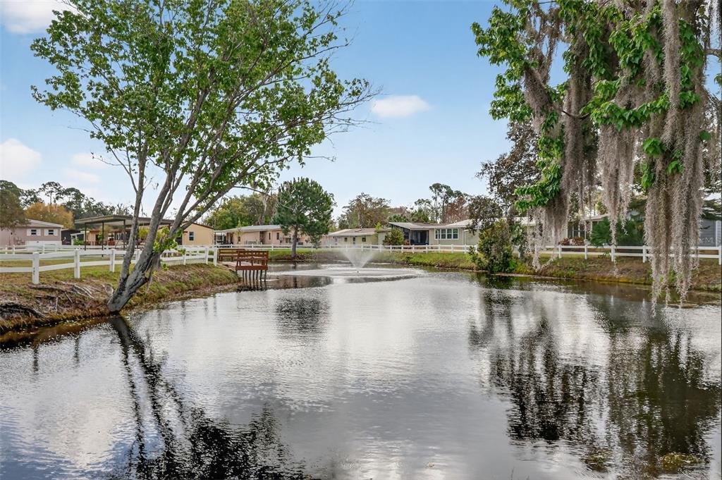 469 Santa Fe Road Tavares, FL 32778 - Photo 27 of 37 a view of water pond with yard