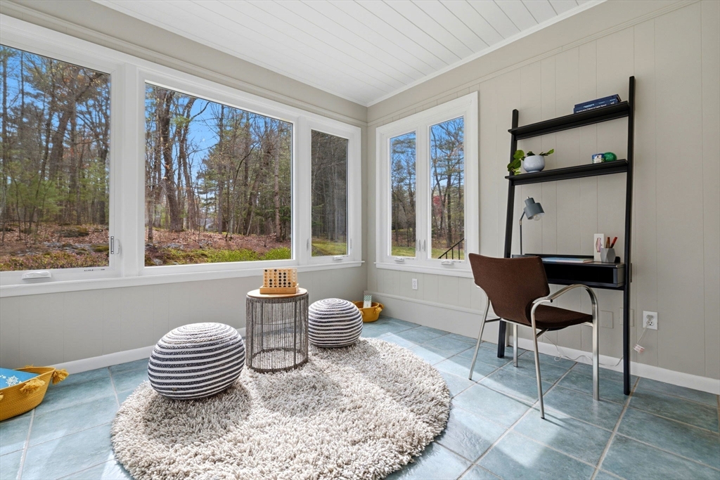 31 Huckleberry Hill Road Lincoln, MA 01773 - Photo 9 of 27 a living room with furniture and a large window