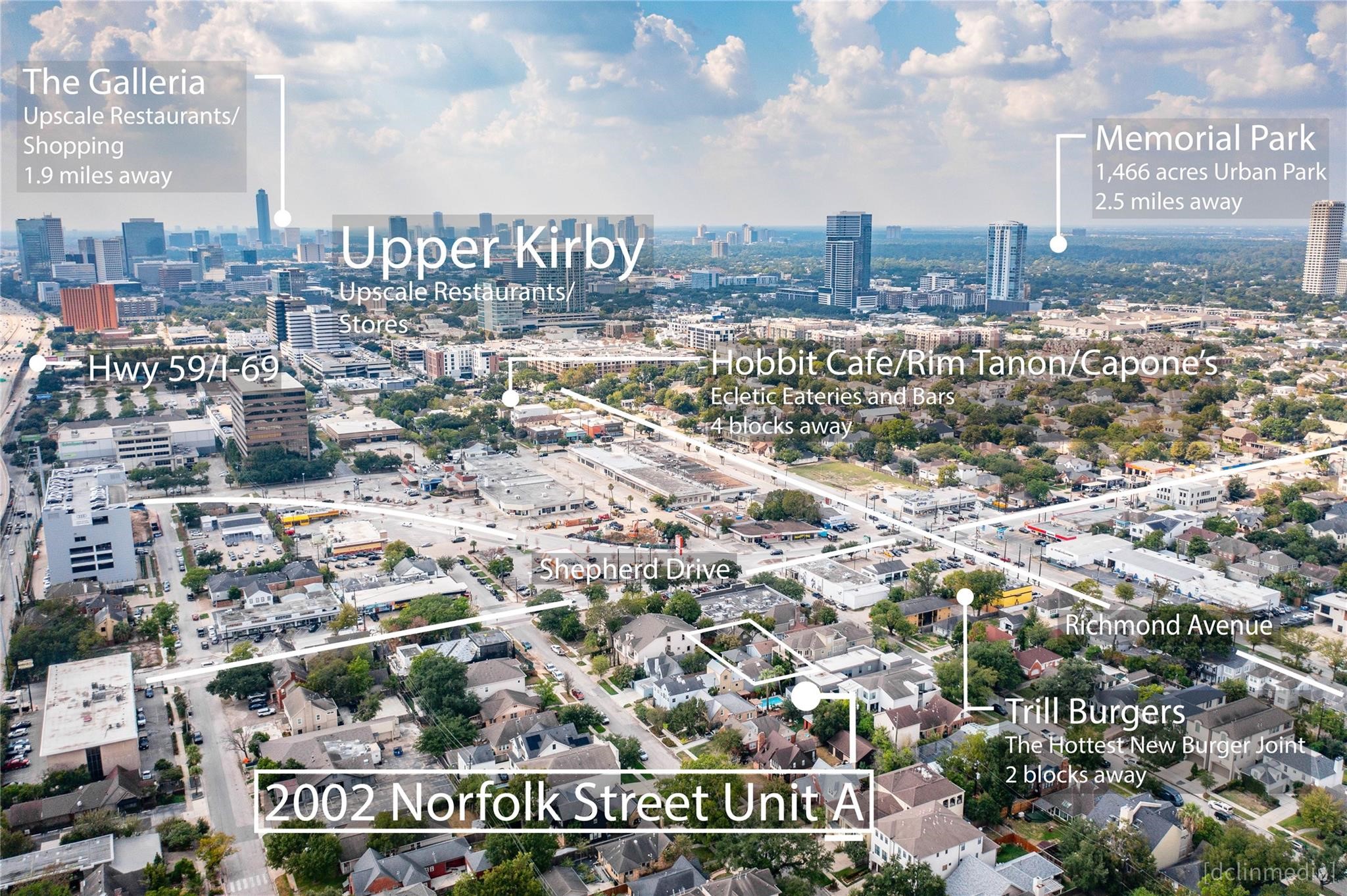 2002 Norfolk Street, Unit A Houston, TX 77098 - Photo 4 of 35 a view of a city