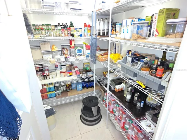 a room with storage and utility