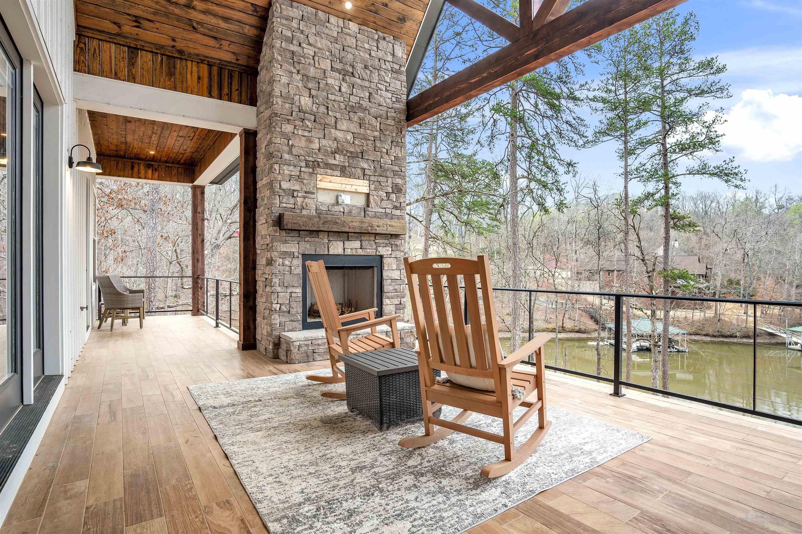 70 Native Leaf Cove Savannah, TN 38372 - Photo 19 of 40 a view of a chairs and a tables in the balcony