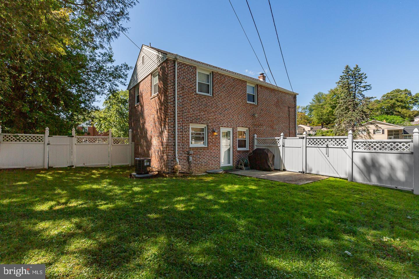 1614 Lawrence Road Havertown, PA 19083 - Photo 2 of 35 Fenced in back yard with privacy fencing
