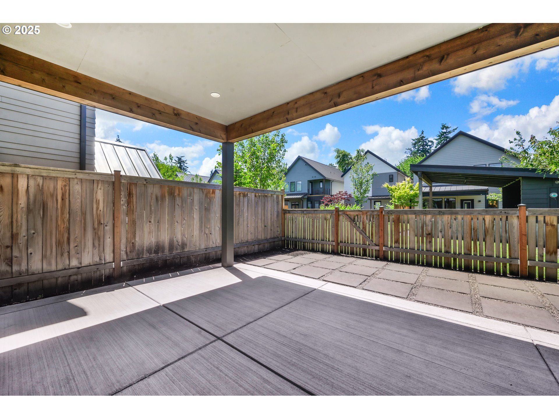 1915 Elkhorn Drive Eugene, OR 97408 - Photo 25 of 28 a view of backyard with wooden fence