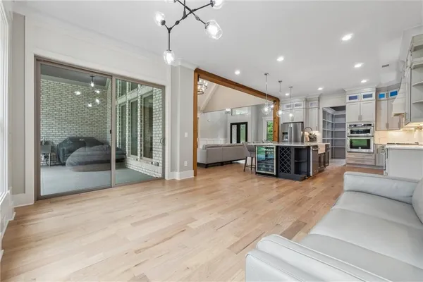 a bathroom with a toilet and shower