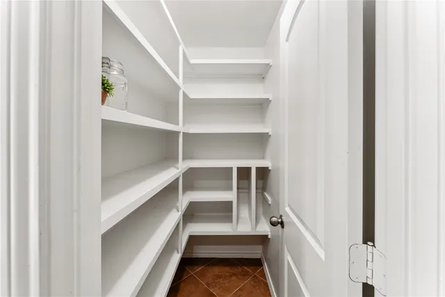 a view of a walk in closet