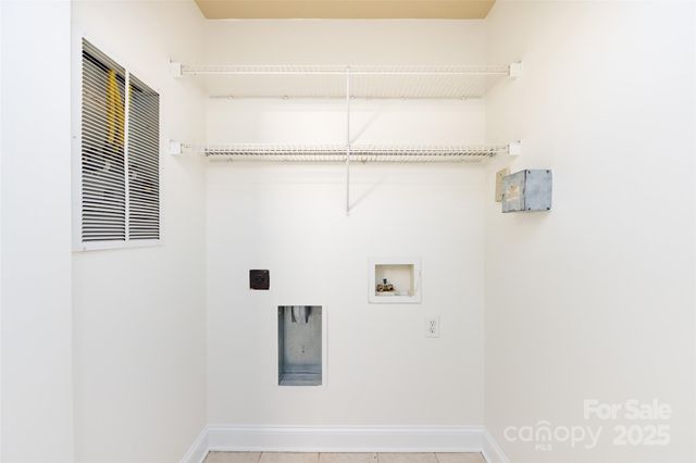 a view of a bathroom with a window