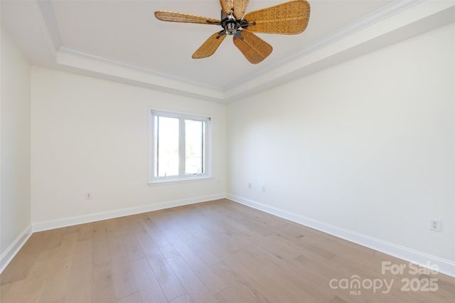 a view of a balcony with a potted plant
