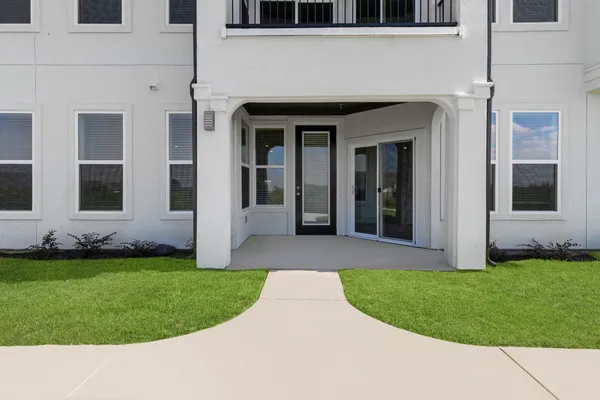 a view of a house with garden
