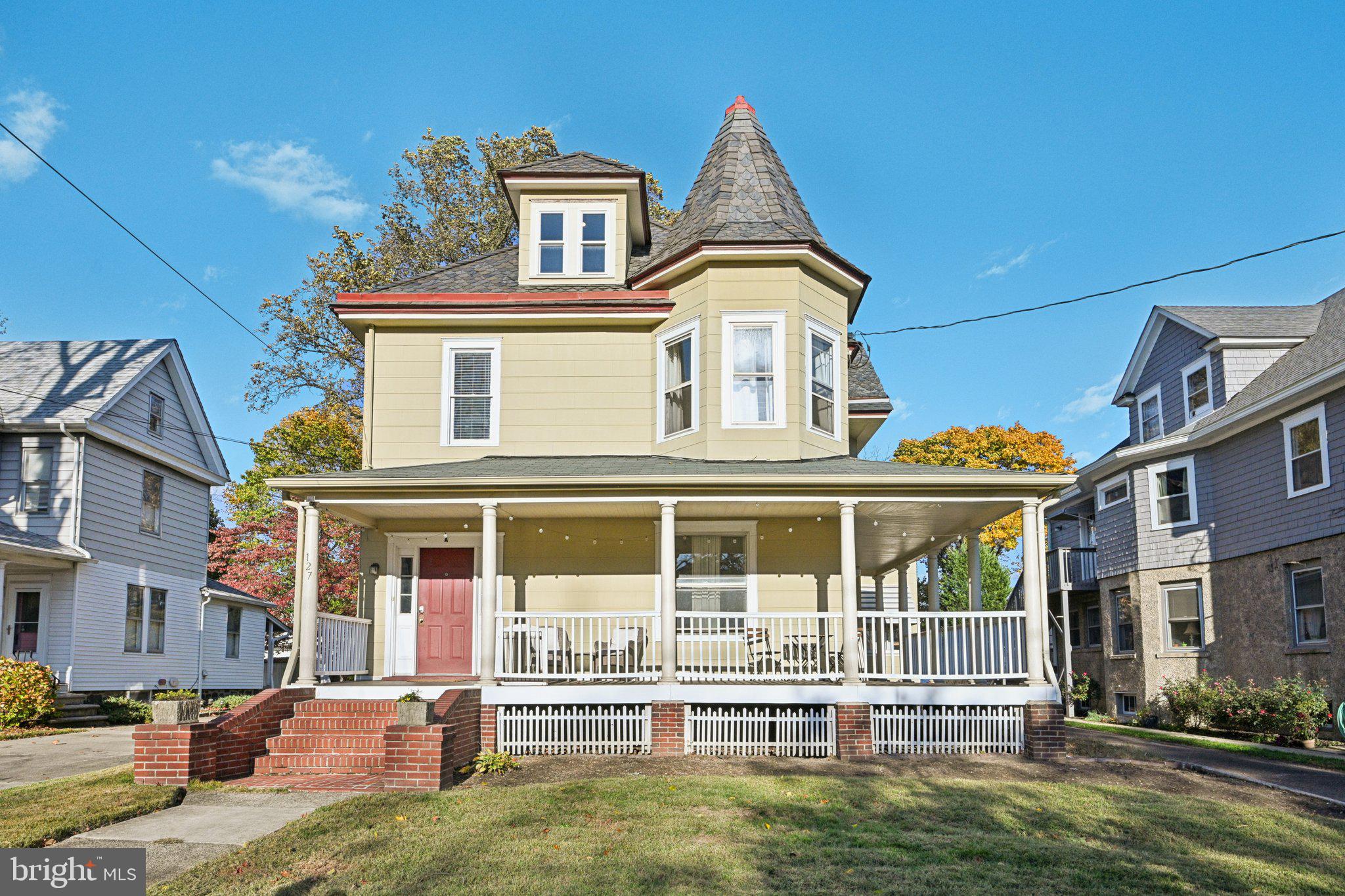 127 7th Avenue Haddon Heights, NJ 08035 - Photo 2 of 47 front view of a house with a yard