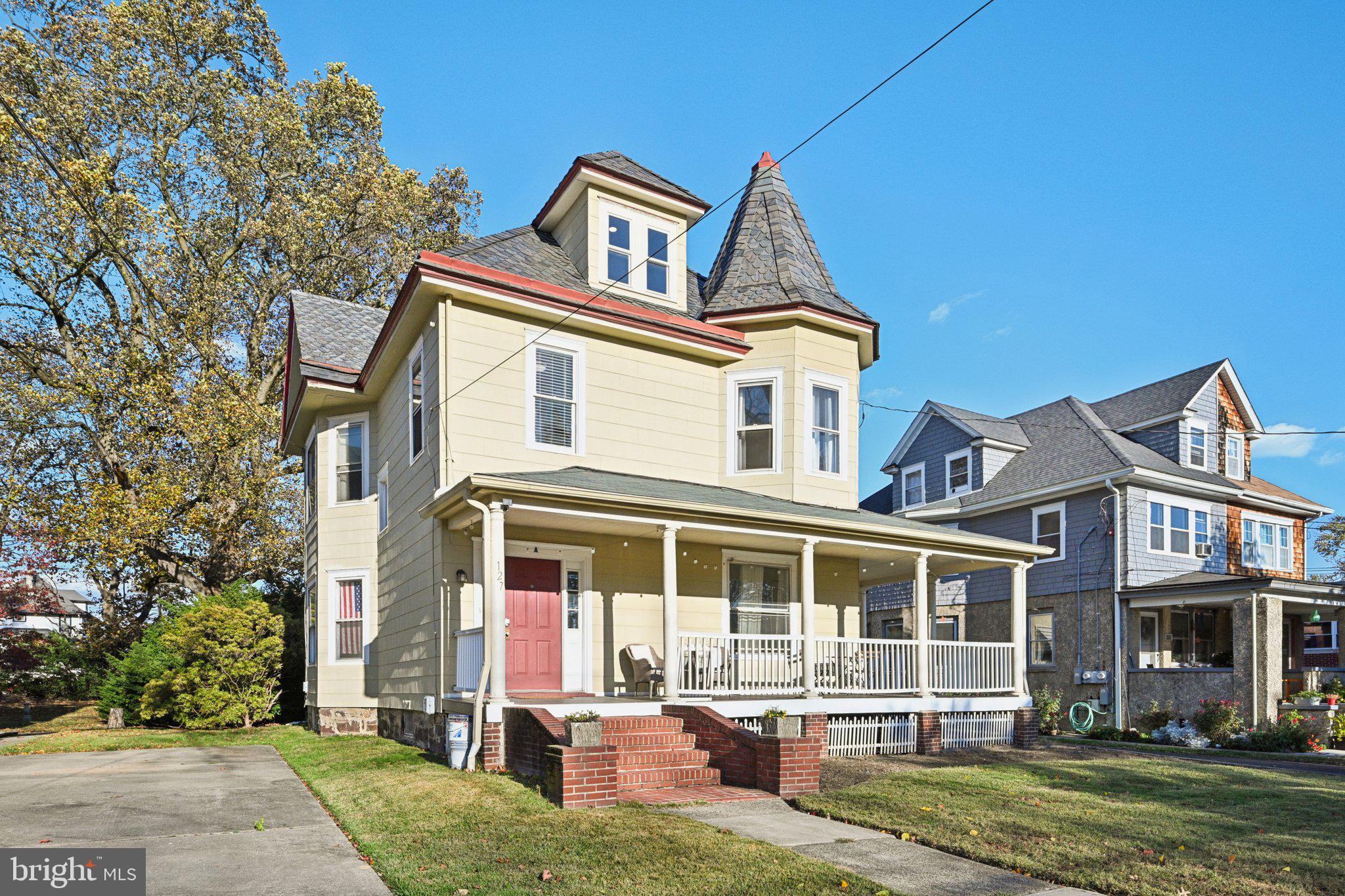 127 7th Avenue Haddon Heights, NJ 08035 - Photo 3 of 47 front view of a house with a yard