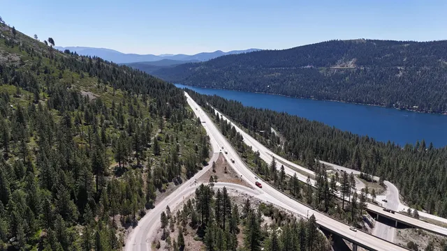 a view of a balcony with an outdoor space