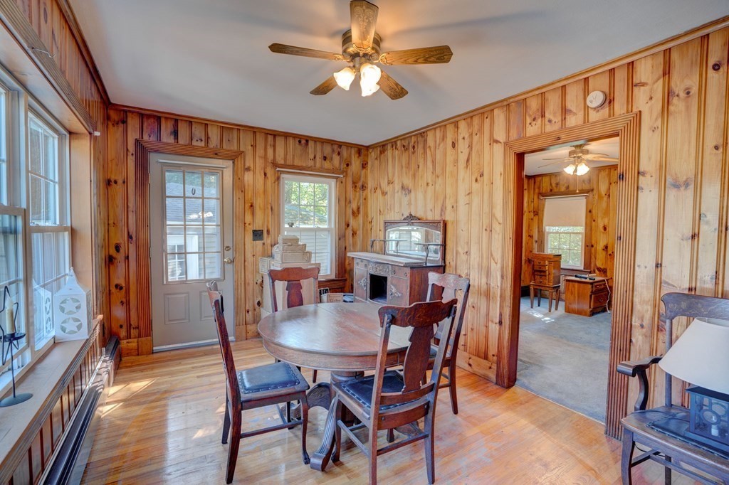 210 Belchertown Road Ware, MA 01082 - Photo 17 of 25 a view of a dining room with furniture window and wooden floor