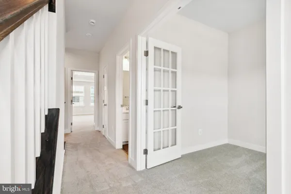 a view of a livingroom with entryway