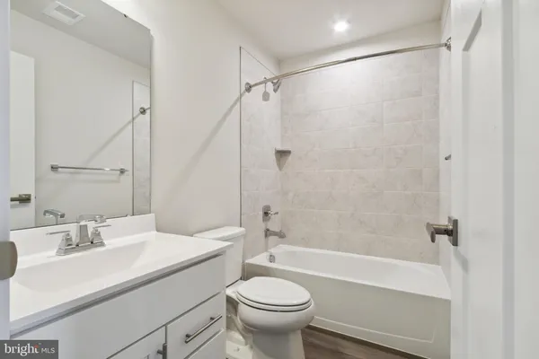 wooden floor in a room