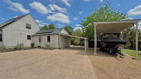 a view of a house with a patio