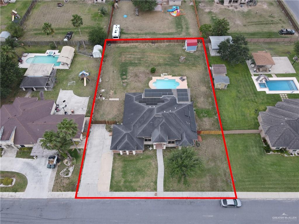 2005 Stuart Road Weslaco, TX 78599 - Photo 24 of 30 an aerial view of houses with outdoor space