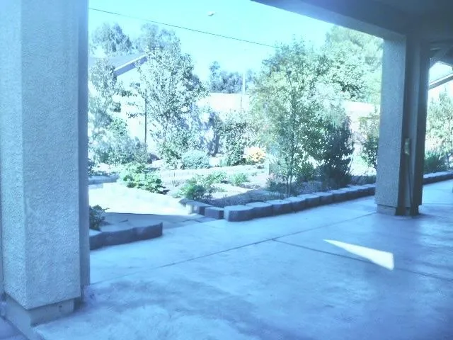 a view of a floor to ceiling window and wooden floor