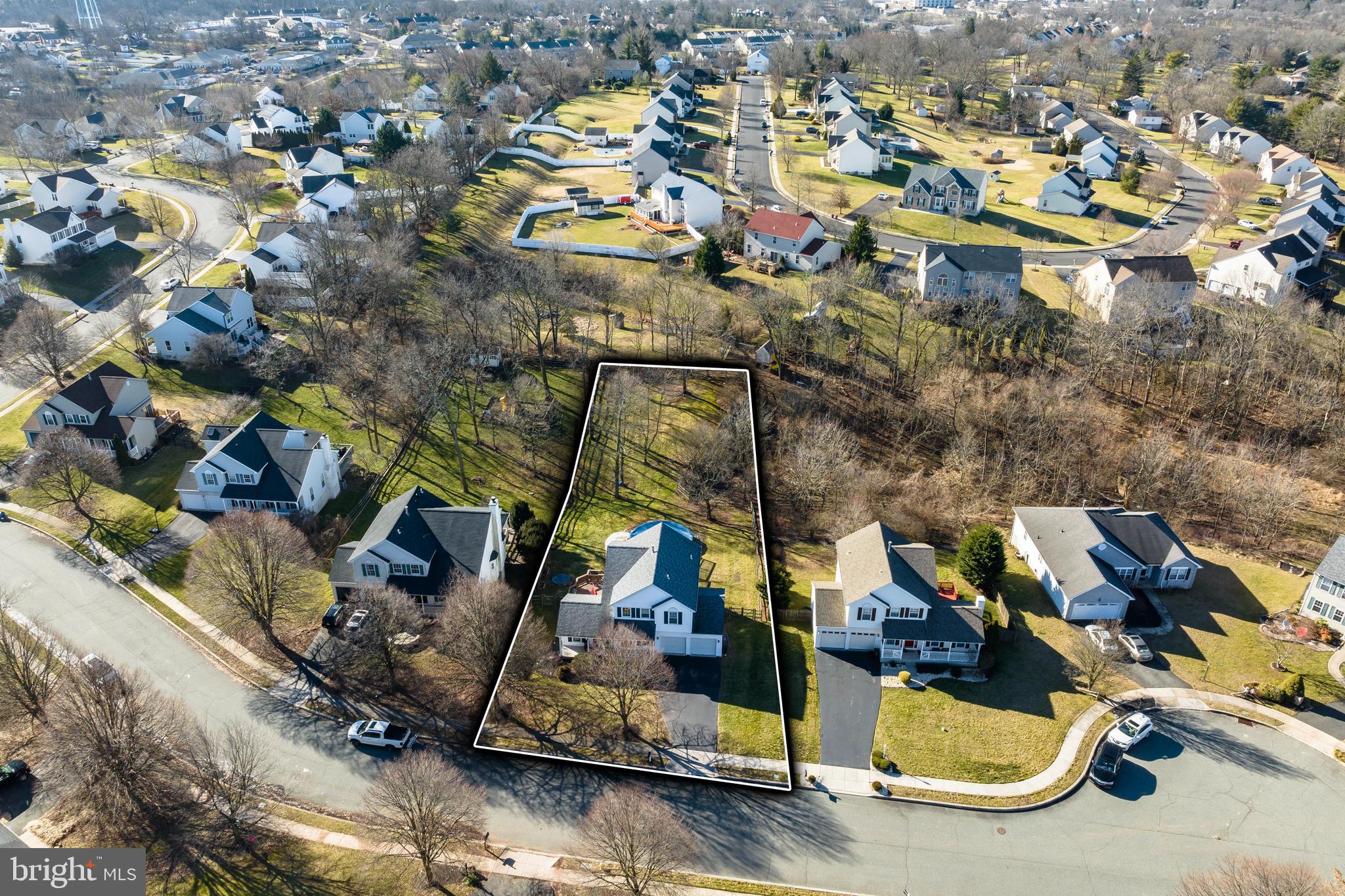 5 Raleigh Court Pottstown, PA 19464 - Photo 50 of 58 House with .49 acre lot shape indicated