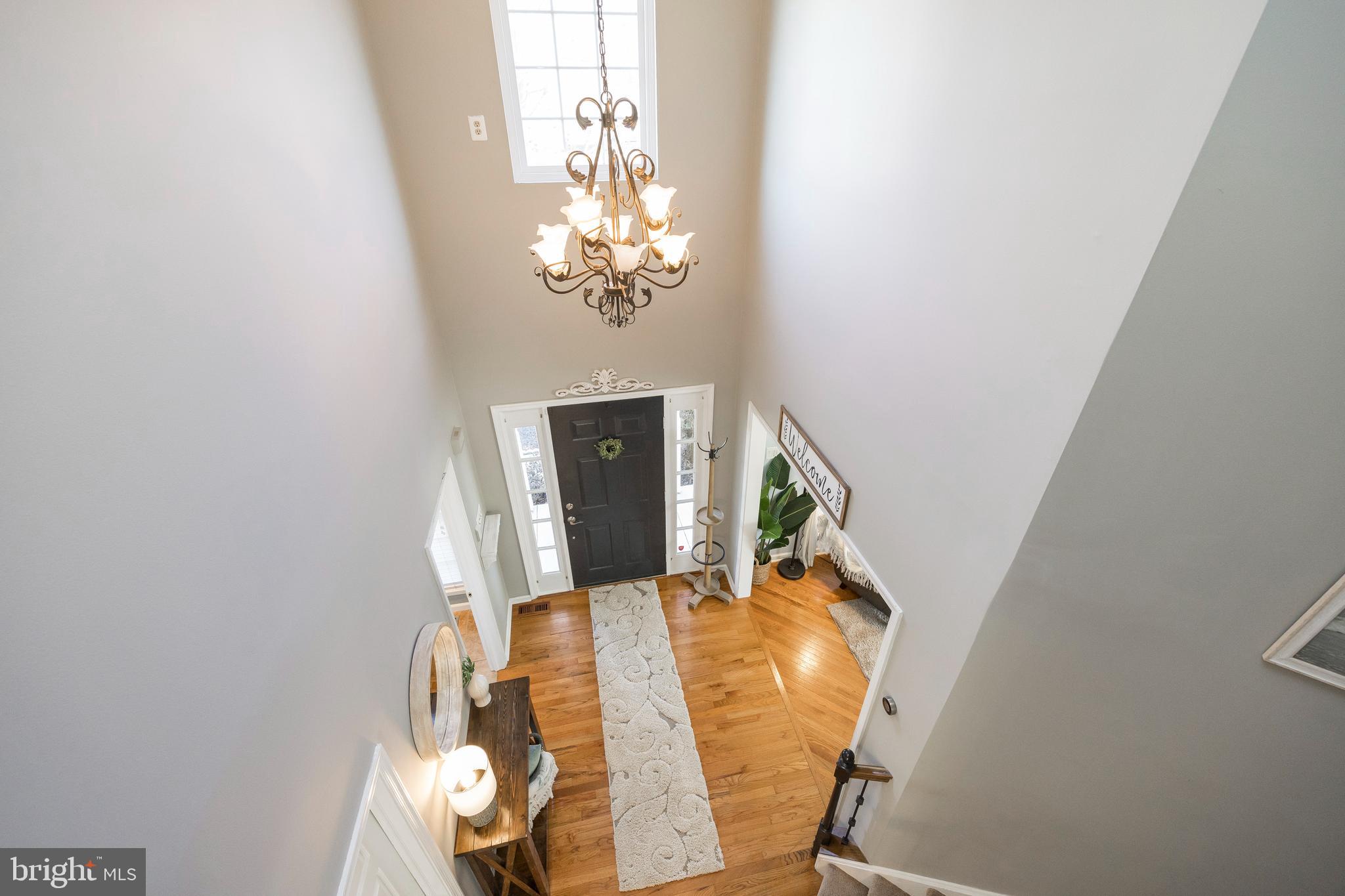 Entrance and Hallway View from top of stairs