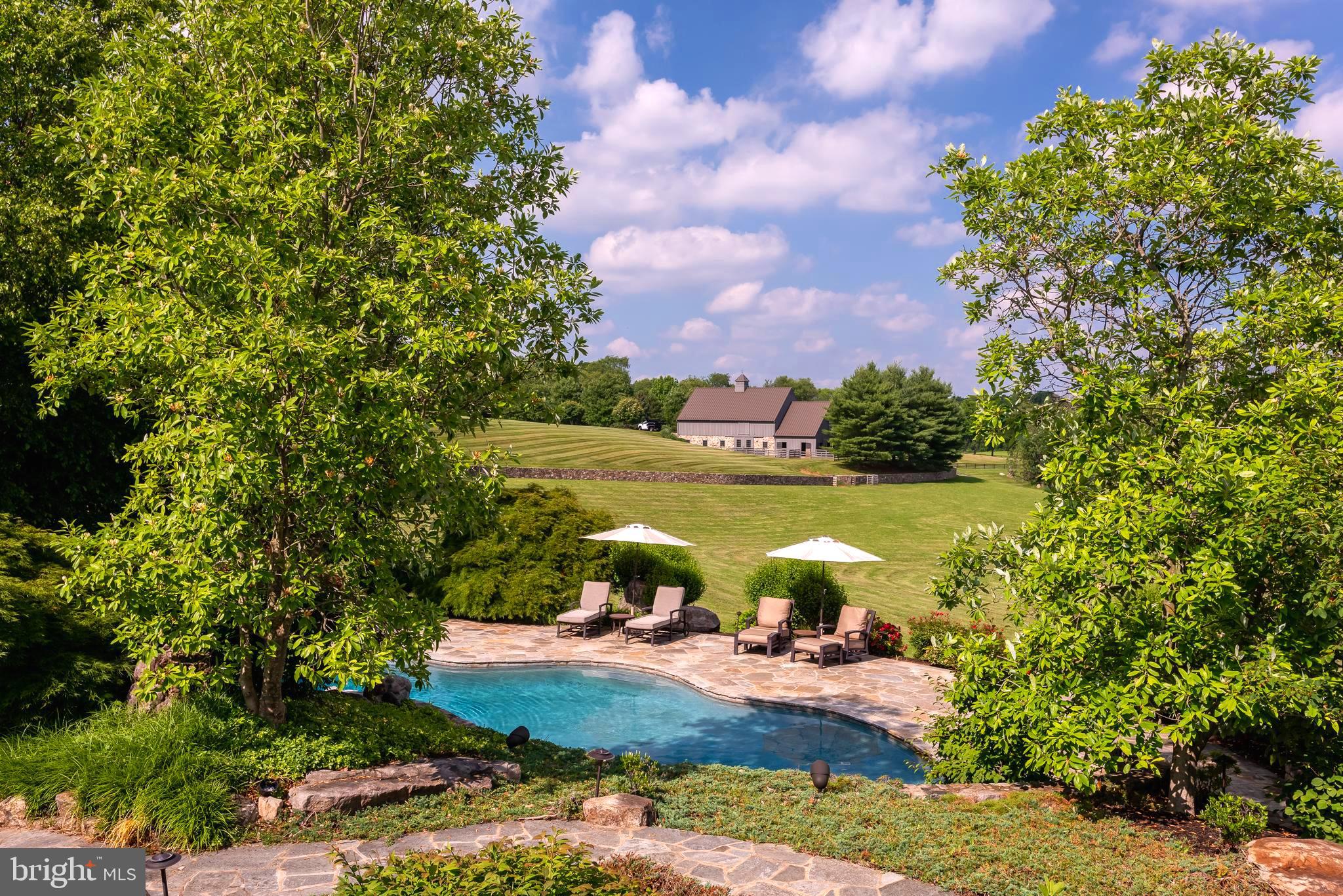 355 Fairview Road Coatesville, PA 19320 - Photo 5 of 44 Pastoral Views Surrounding Pool