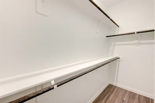 a close up view of racks on the wall