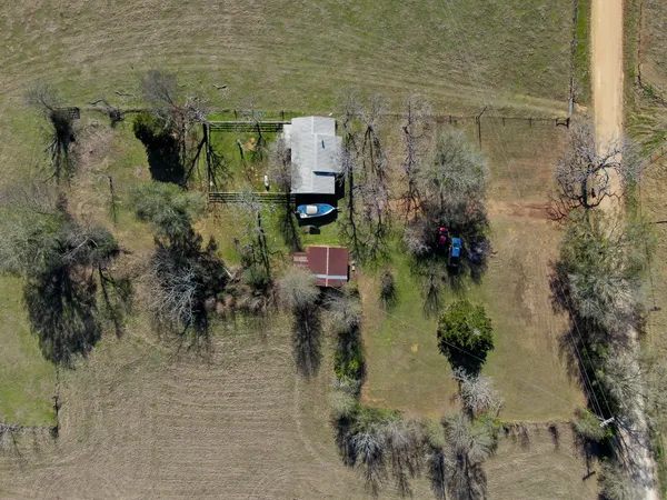 an aerial view of ocean