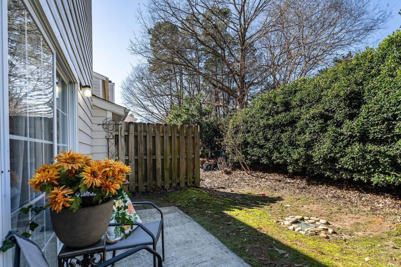 7724 Falcon Rest Circle Raleigh, NC 27615 - Photo 23 of 24 Rear Yard and Terrace