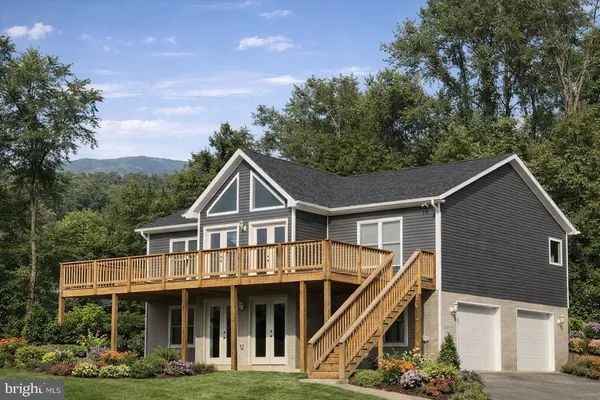 a front view of a house with a porch