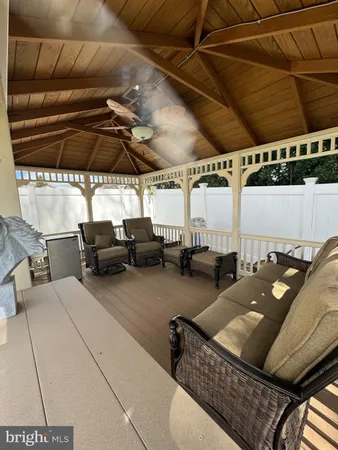a view of outdoor space with seating area