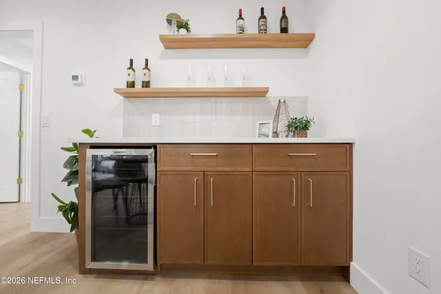 a close view of utility room