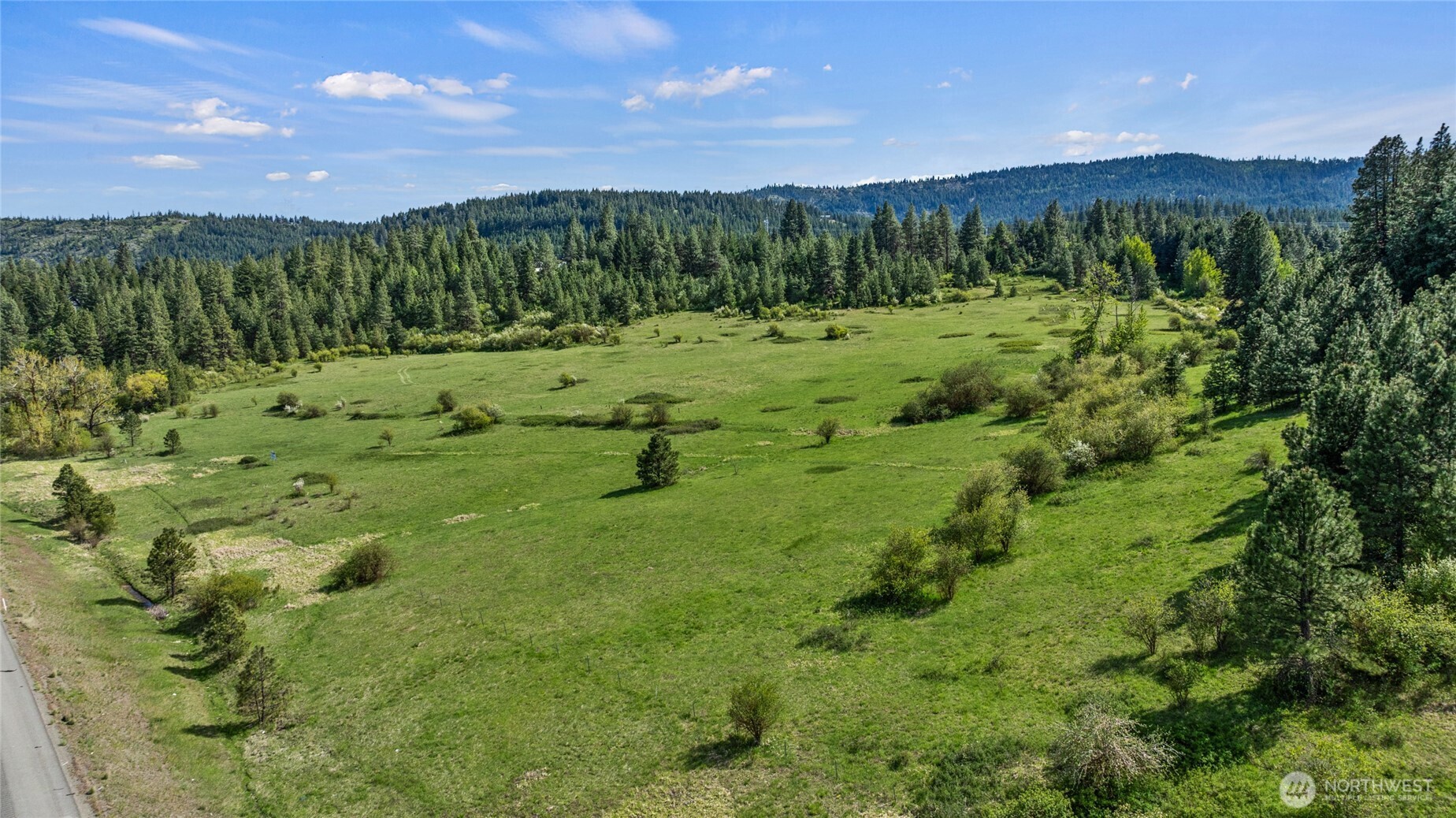 66-x4 Upper Peoh Point Road Cle Elum, WA 98922 - Photo 3 of 32 a view of a green field with mountains in the background