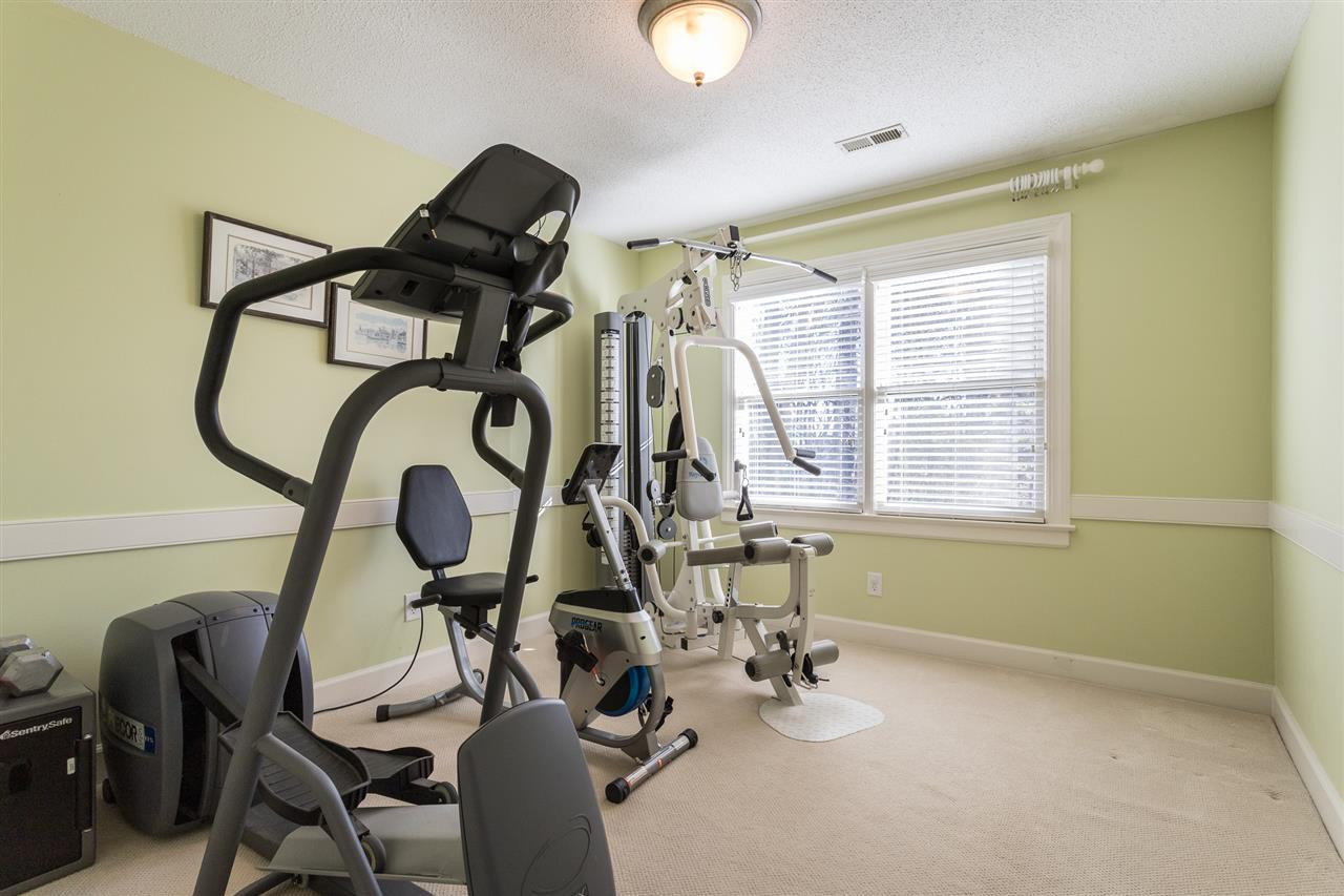 7728 Rainwater Road Raleigh, NC 27615 - Photo 22 of 30 This charming room is currently being used as an exercise room. With the addition of a closet, it could become a 4th bedroom. 2nd Floor Flex Room
