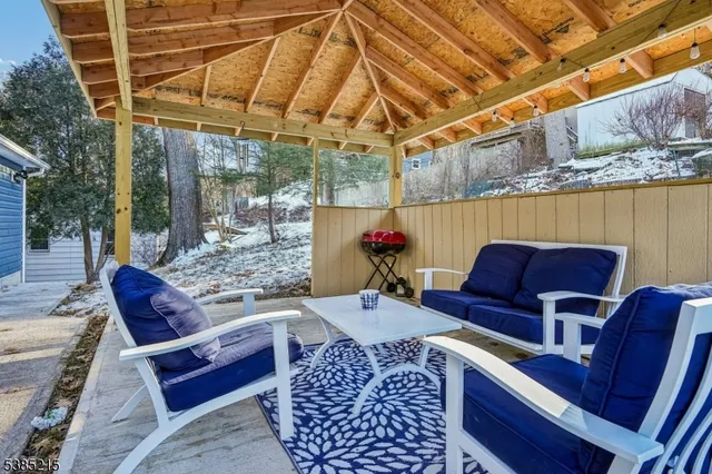 a outdoor space with patio lots of furniture