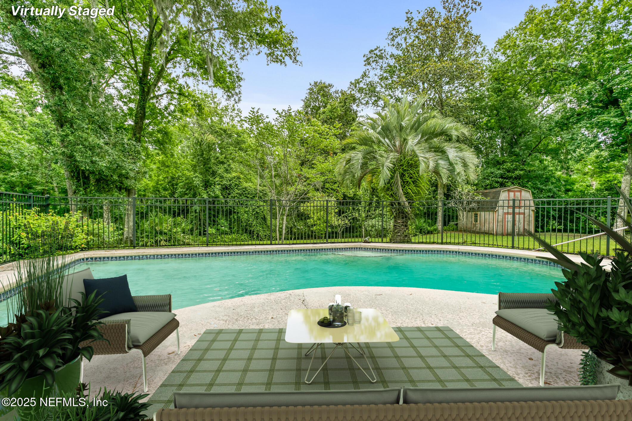 12657 Aladdin Road Jacksonville, FL 32223 - Photo 31 of 47 a view of a garden and trees