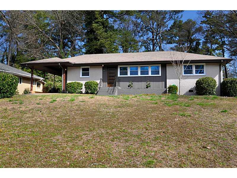1416 Lively Ridge Road Northeast Atlanta, GA 30329 - Photo 1 of 1 Exterior Front.