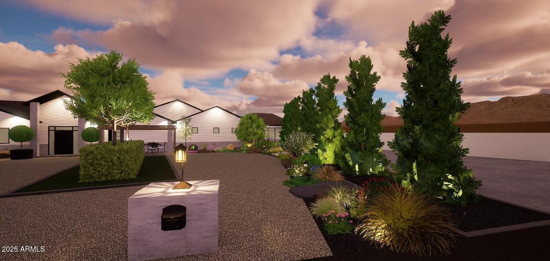 3933 East Rancho Drive Paradise Valley, AZ 85253 - Photo 20 of 27 a view of a street with potted plants and a building