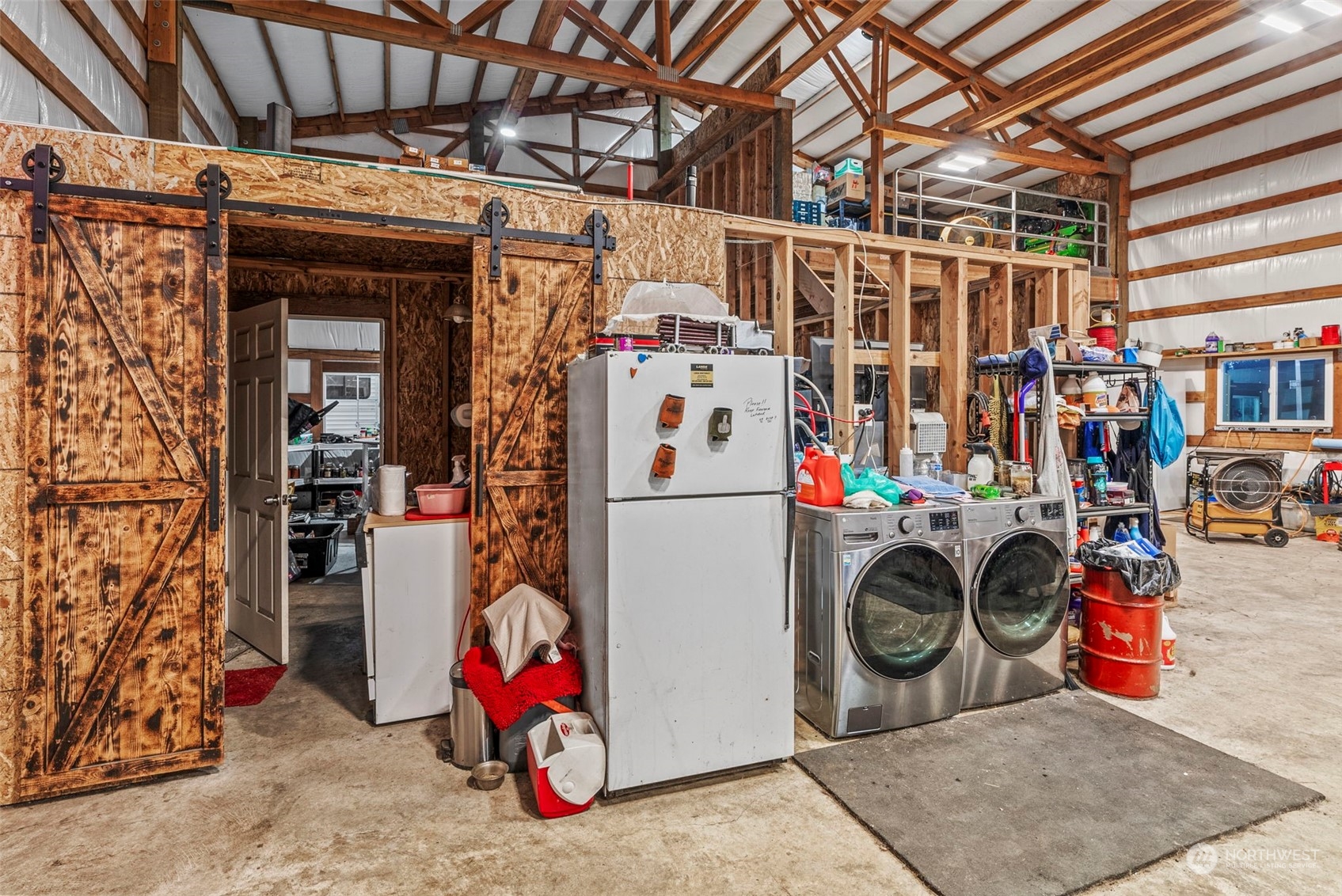280 East Valley Road Skamokawa, WA 98647 - Photo 19 of 30 a utility room with dryer and washer